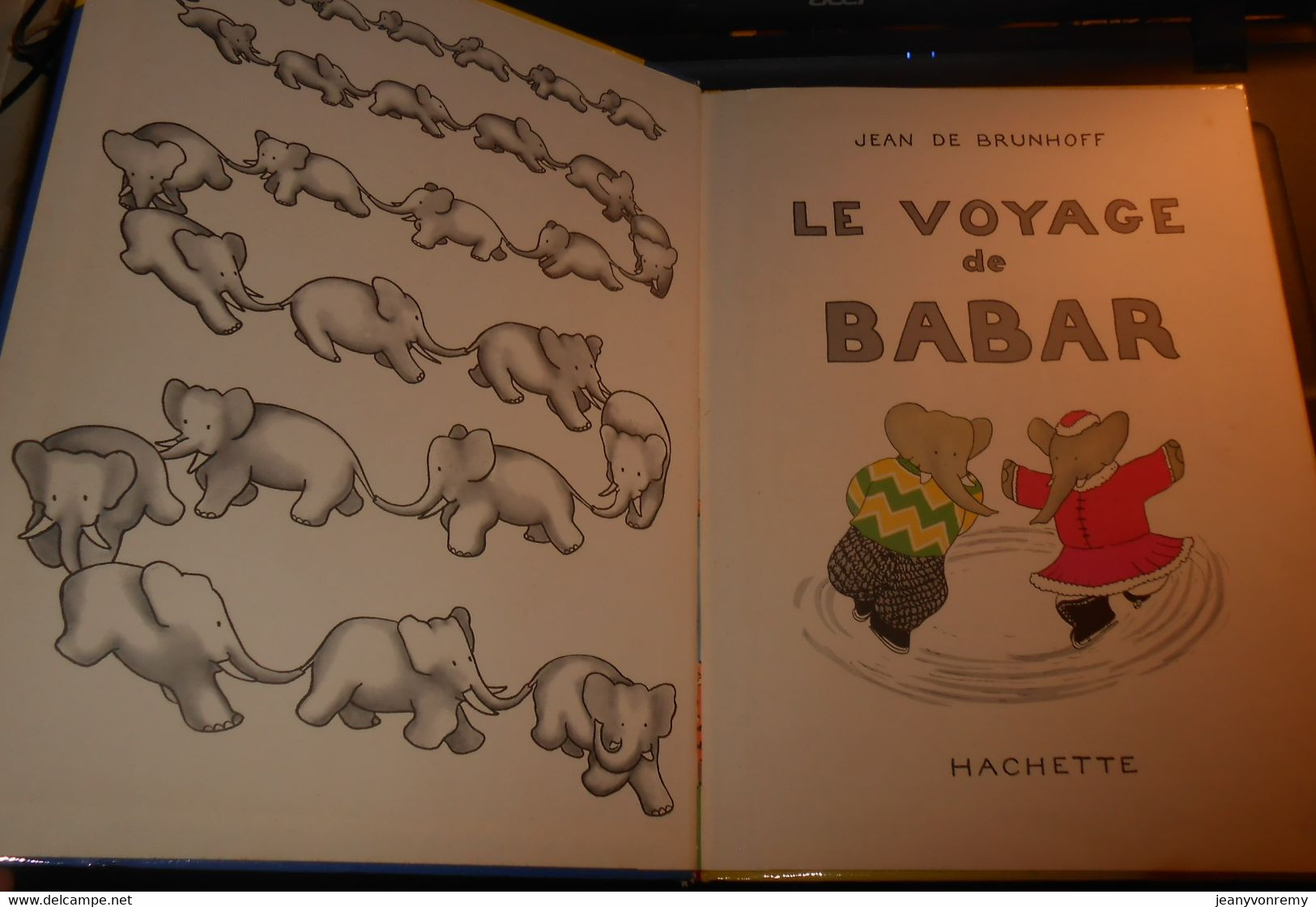 Le Voyage De Babar. Jean De Brunhoff. 1971 - Hachette