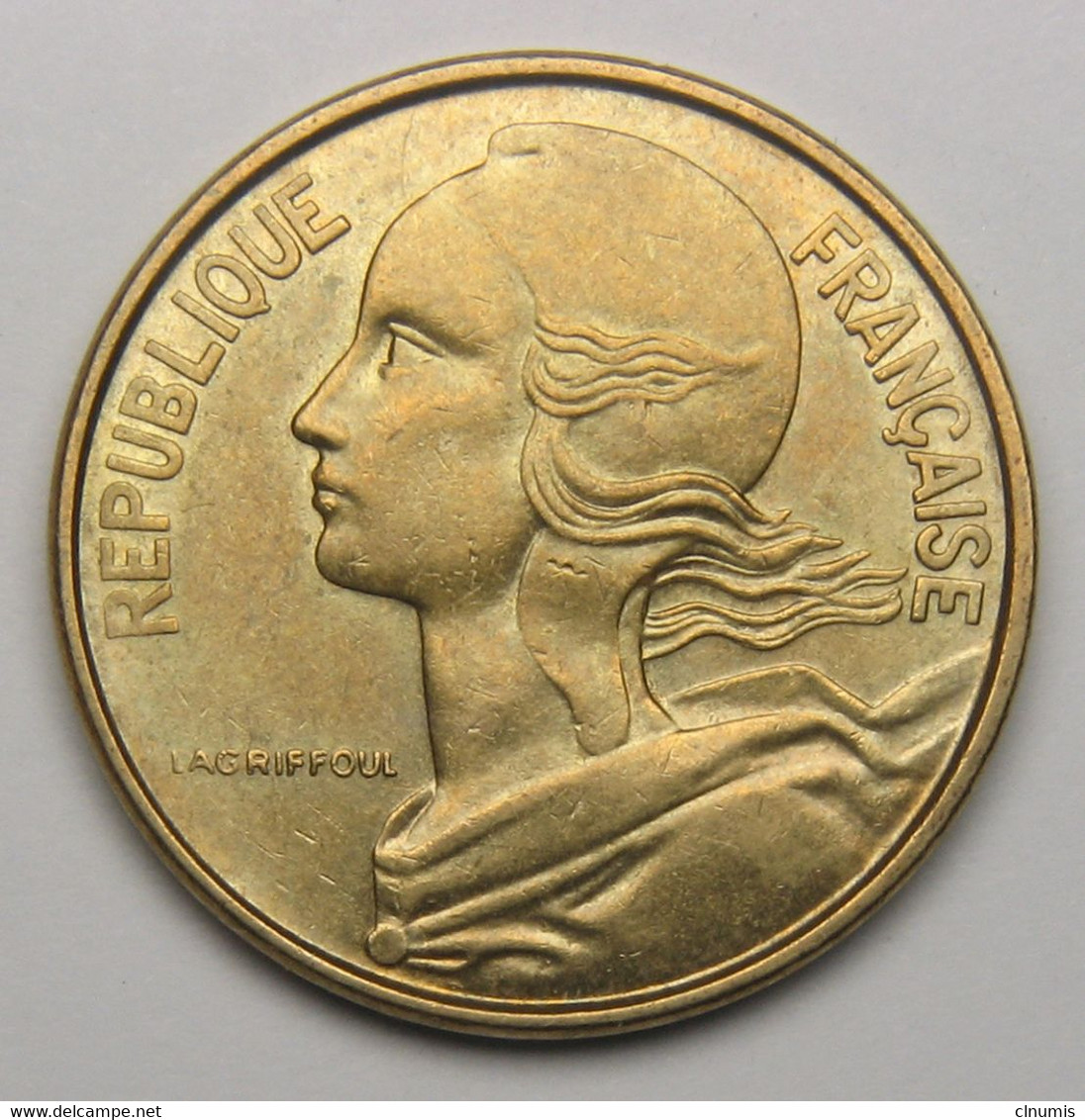 RARE En L'ETAT : SUP++ ! 50 Centimes Marianne, Col à 3 Plis, Bronze-aluminium, 1963 - V° République - 50 Centimes