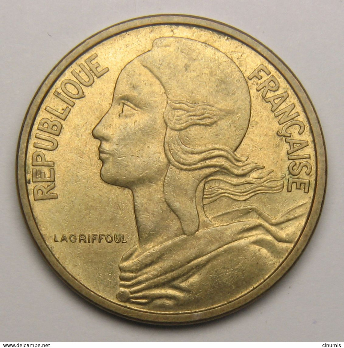 50 Centimes Marianne, Col à 4 Plis, Bronze-aluminium, 1963 - V° République - 50 Centimes