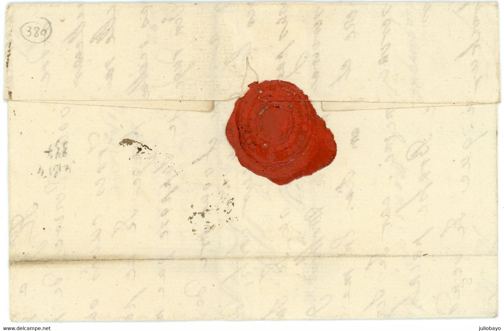 Promo 1773 Lettre De SENS Vers Beaune Pour M Bouchard Négociant , Encre Doré , Superbe - 1701-1800: Voorlopers XVIII