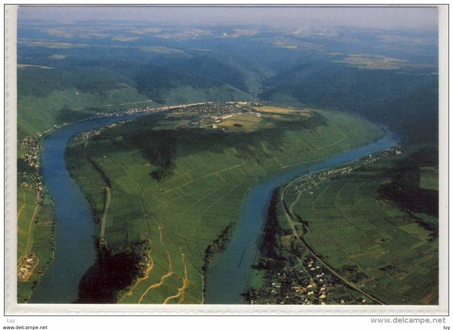 Moselschleife Bei ZELL  Mit Marienburg Die MOSEL Fluss River - Zell