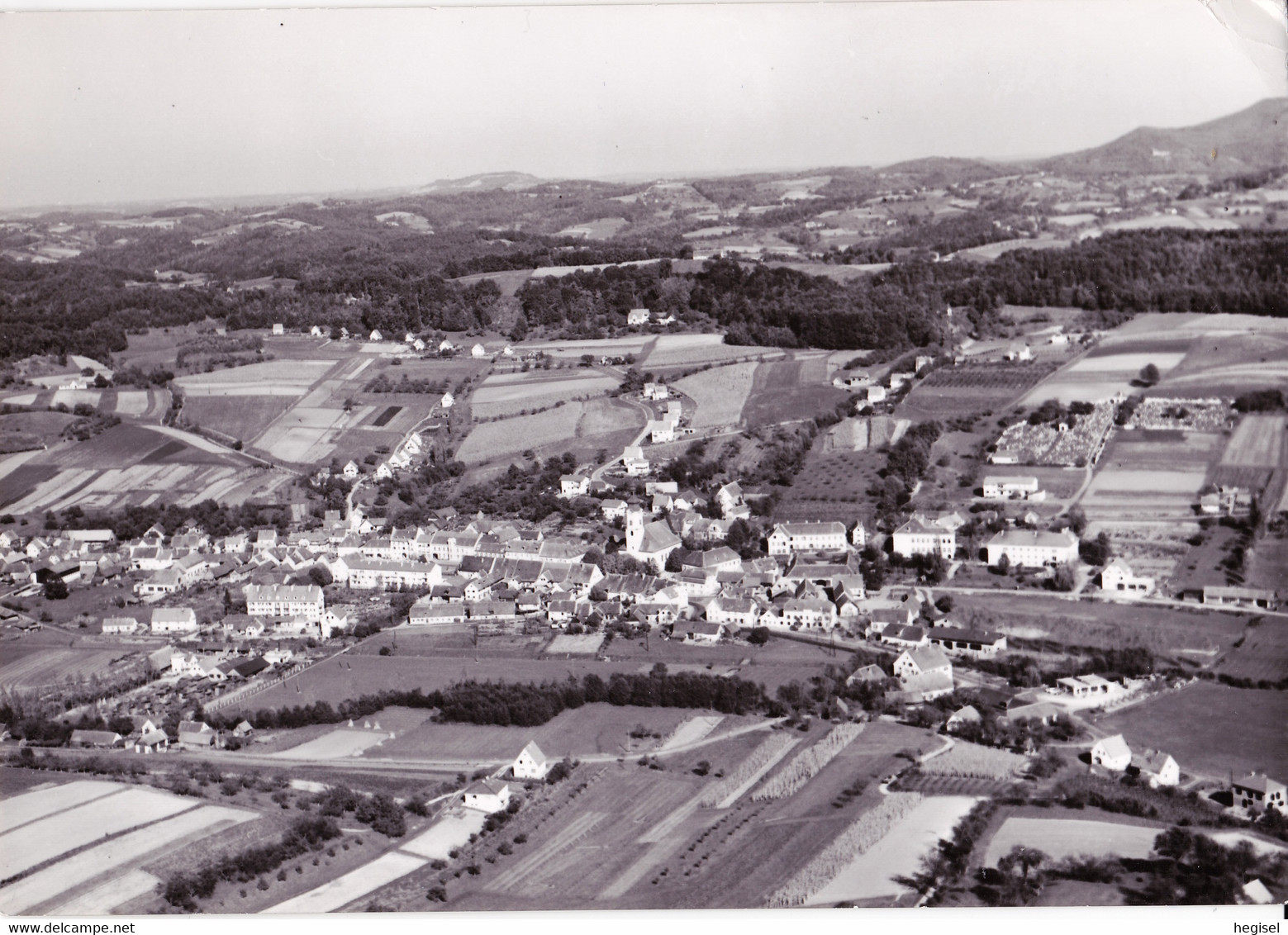 1966, Österreich, Gnas Bei Feldbach, Luftaufnahme, Oststeiermark - Feldbach