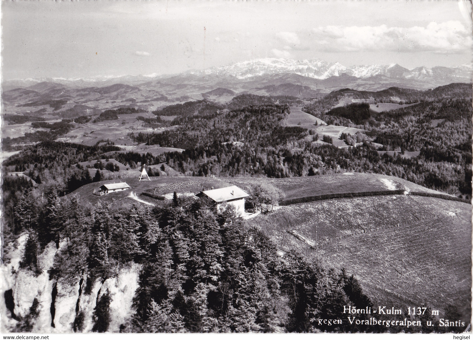 1975, Schweiz, Steg Im Tösstal, Berg - Gasthaus Hörnli - Kulm, Kanton Zürich - Fischenthal