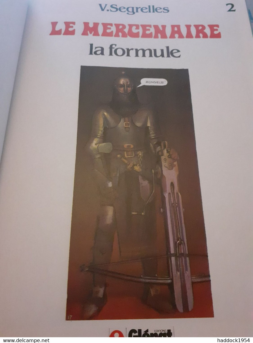 La Formule Le Mercenaire Tome 2 VICENTE SEGRELLES Glénat 1983 - Mercenaire, Le