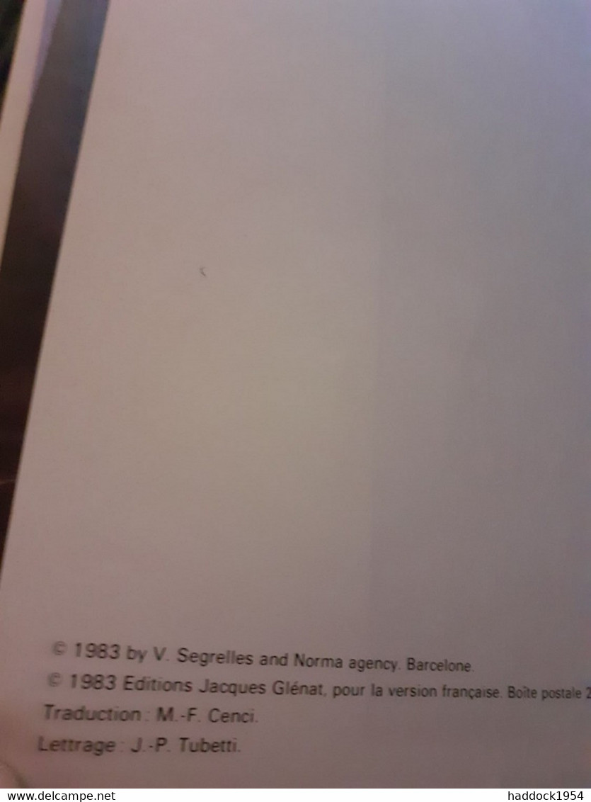 La Formule Le Mercenaire Tome 2 VICENTE SEGRELLES Glénat 1983 - Mercenaire, Le