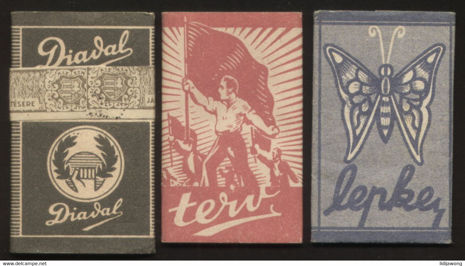 HUNGARY - Rizla - Cigarette Paper 3 OLD Vintage Rolling Papers (see Sales Conditions) - Tobacco