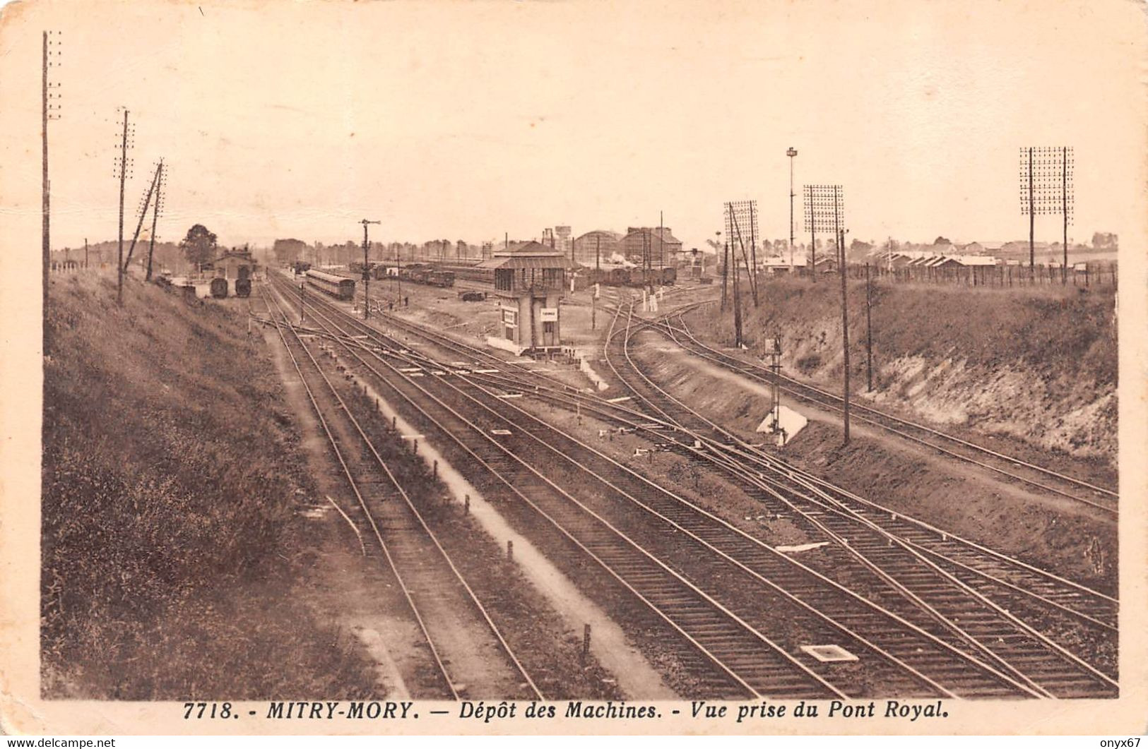 MITRY-MORY-Roissy France-Meaux-77-Seine Et Marne-Gare-Bahnhof-Chemin De Fer-Voie Ferrée-Dépôt Des Machines - Mitry Mory