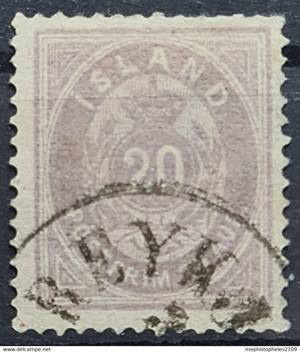 ICELAND 1873 - Canceled - Sc# 13 - 20aur - Usati