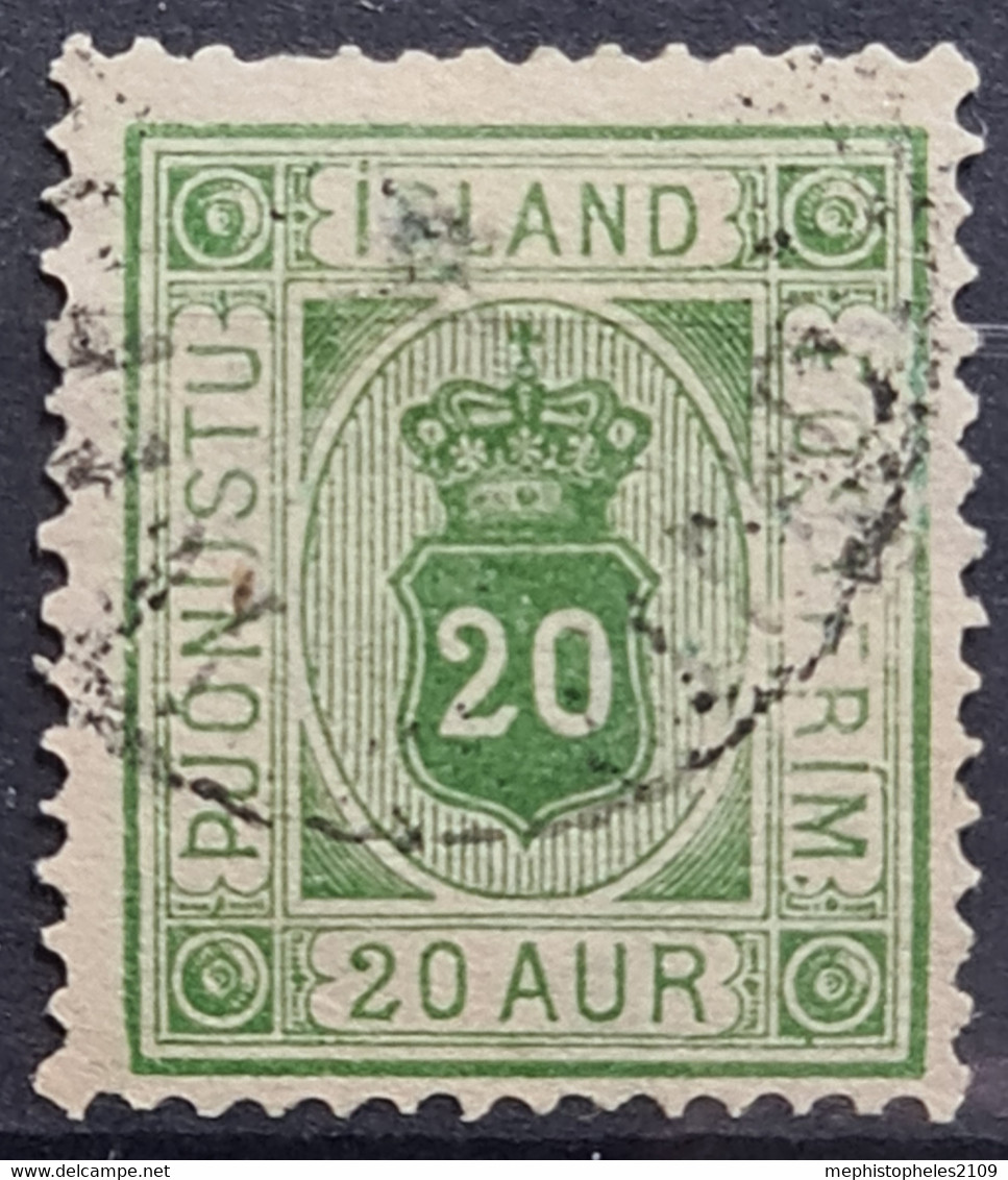 ICELAND 1876 - Canceled - Sc# O8 - Service - Service