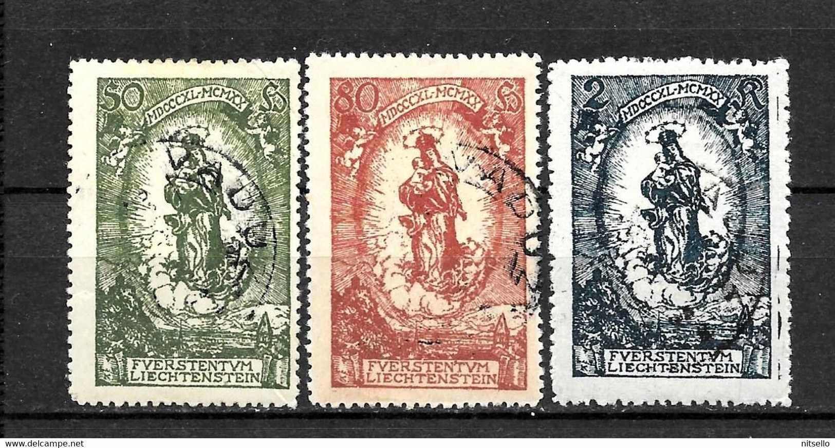 LOTE 2236  /// LIECHTENSTEIN    YVERT Nº: 40/42   //  CATALOG/COTE: 7,25€    ¡¡¡ OFERTA - LIQUIDATION - JE LIQUIDE - Used Stamps