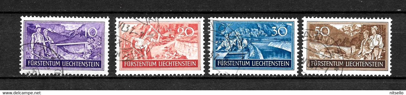 LOTE 2236  /// LIECHTENSTEIN    YVERT Nº: 137/140   // CATALOG/COTE: 11€     ¡¡¡ OFERTA - LIQUIDATION - JE LIQUIDE - Gebruikt