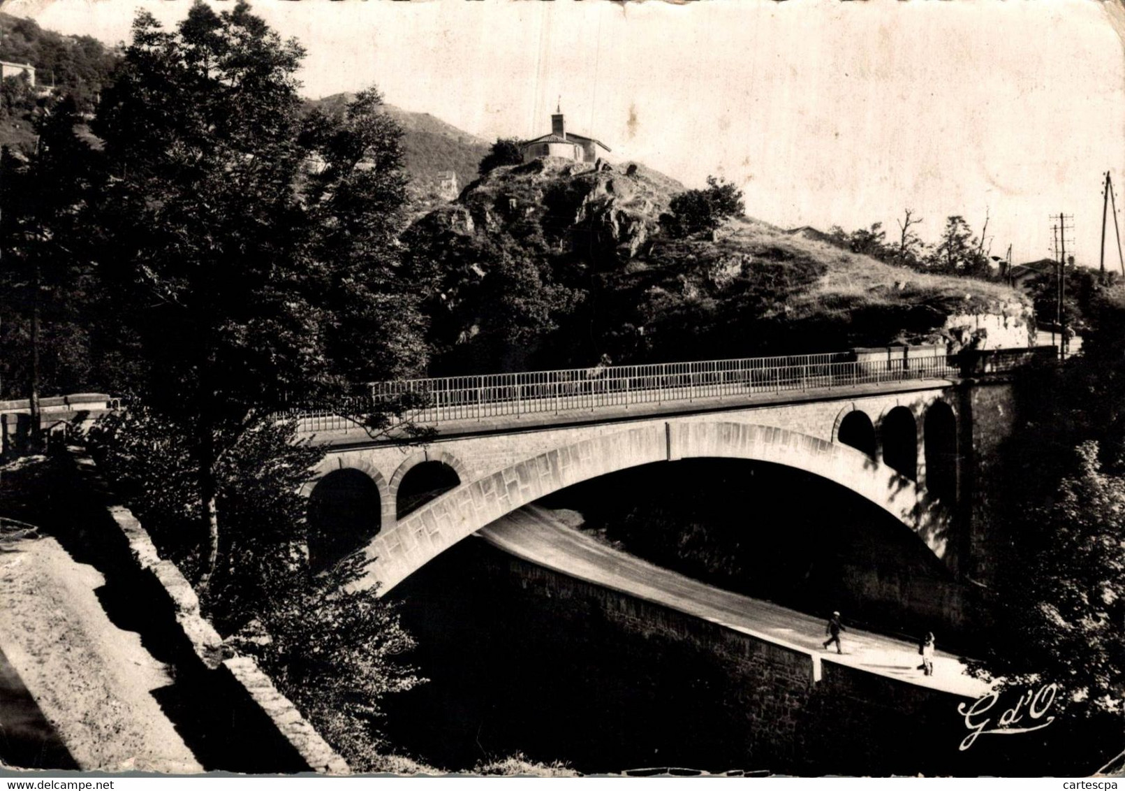 Thiers Pont Et Chapelle Saint Roch 1943          CPM Ou CPSM - Thiers