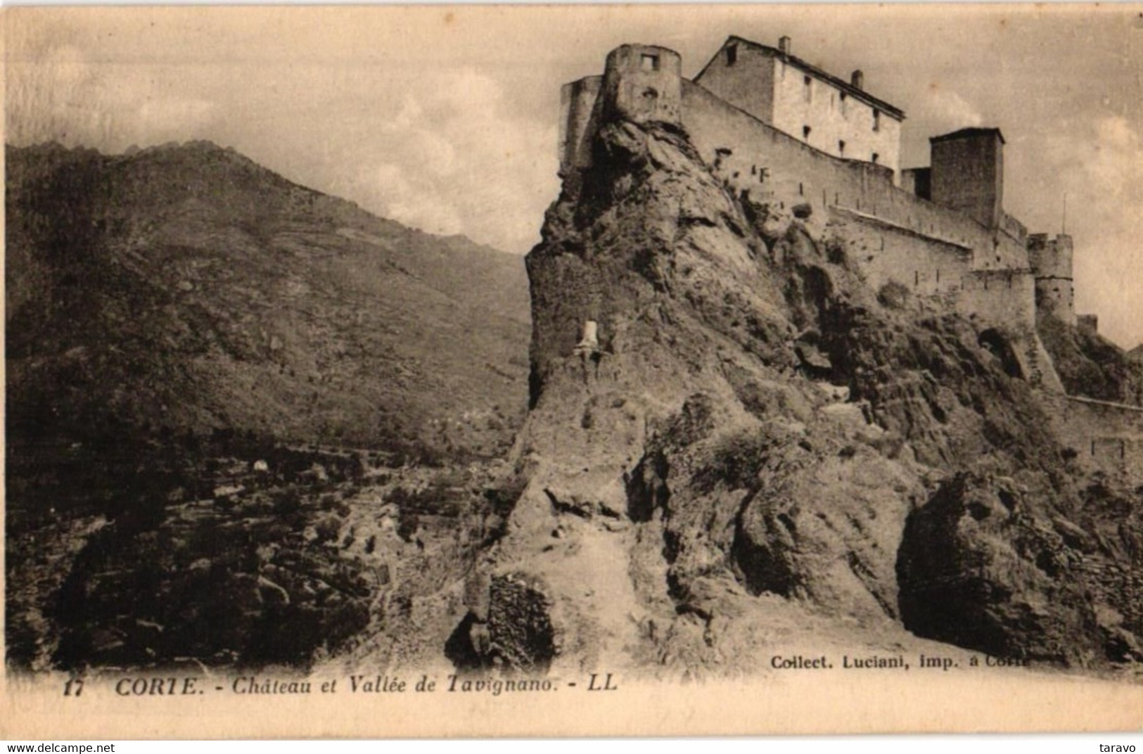 CORSE - CORTE - LE CHATEAU -  (Lot De 2 Cpa)  -- De Coll. Luciani Et Tomasi - Corte