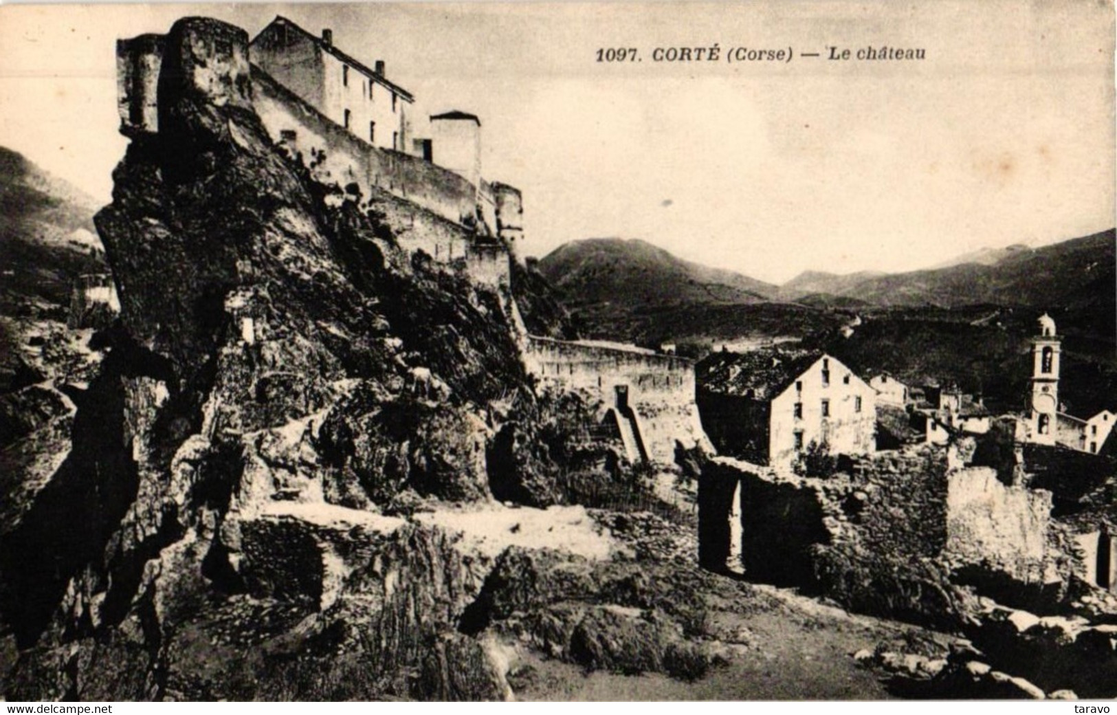 CORSE - CORTE - LE CHATEAU -  (Lot De 2 Cpa)  -- De Coll. Luciani Et Tomasi - Corte