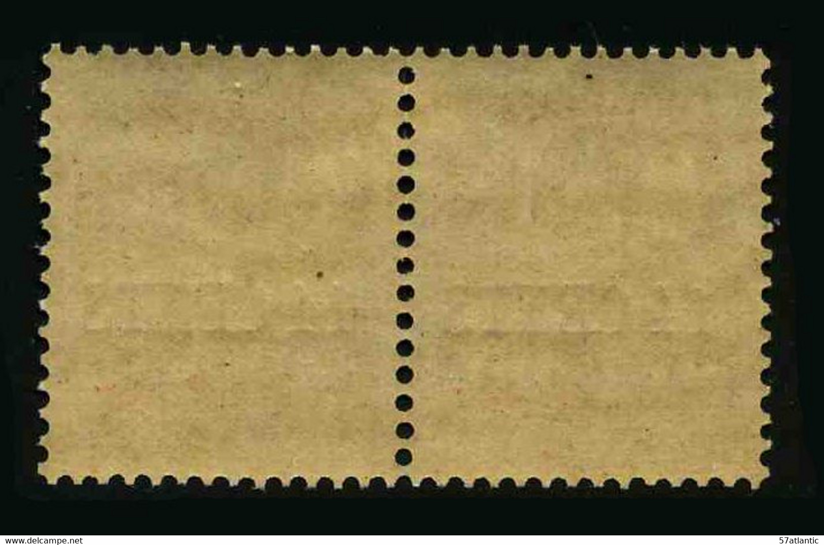 MONG TZEU - BUREAU FRANCAIS - YT 60a X2 - VARIETE 4 FERME - TIMBRES NEUFS * - Unused Stamps