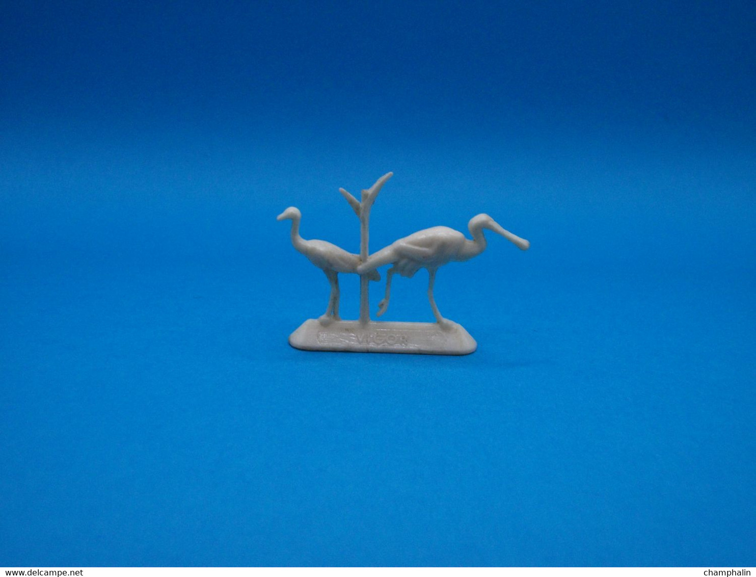 Figurine Publicitaire En Plastique - Vigor - Série Zoo - Ibis N°12 - Voir état - Otros & Sin Clasificación