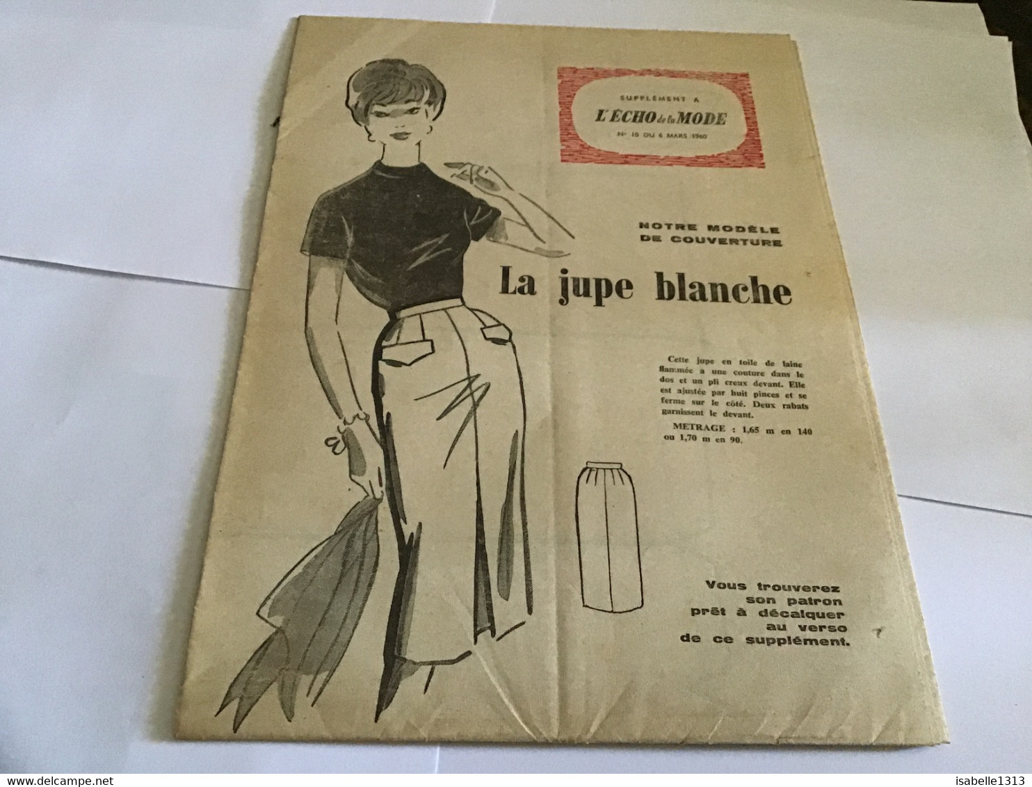 Patron De Couture L écho  De La Mode1960 - Patrones