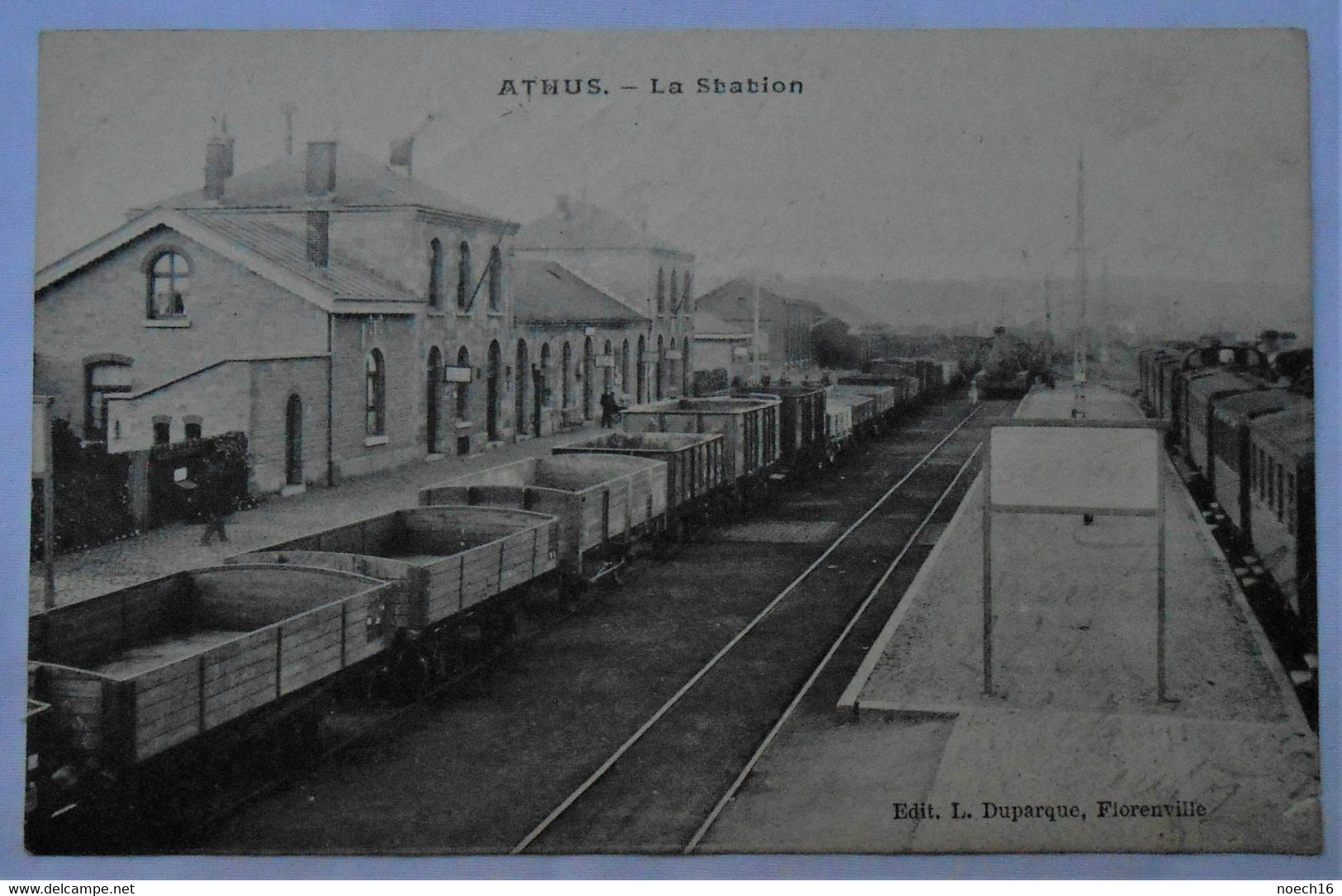 CPA 1907 - Athus, Aubange - Station, Gare - Aubange