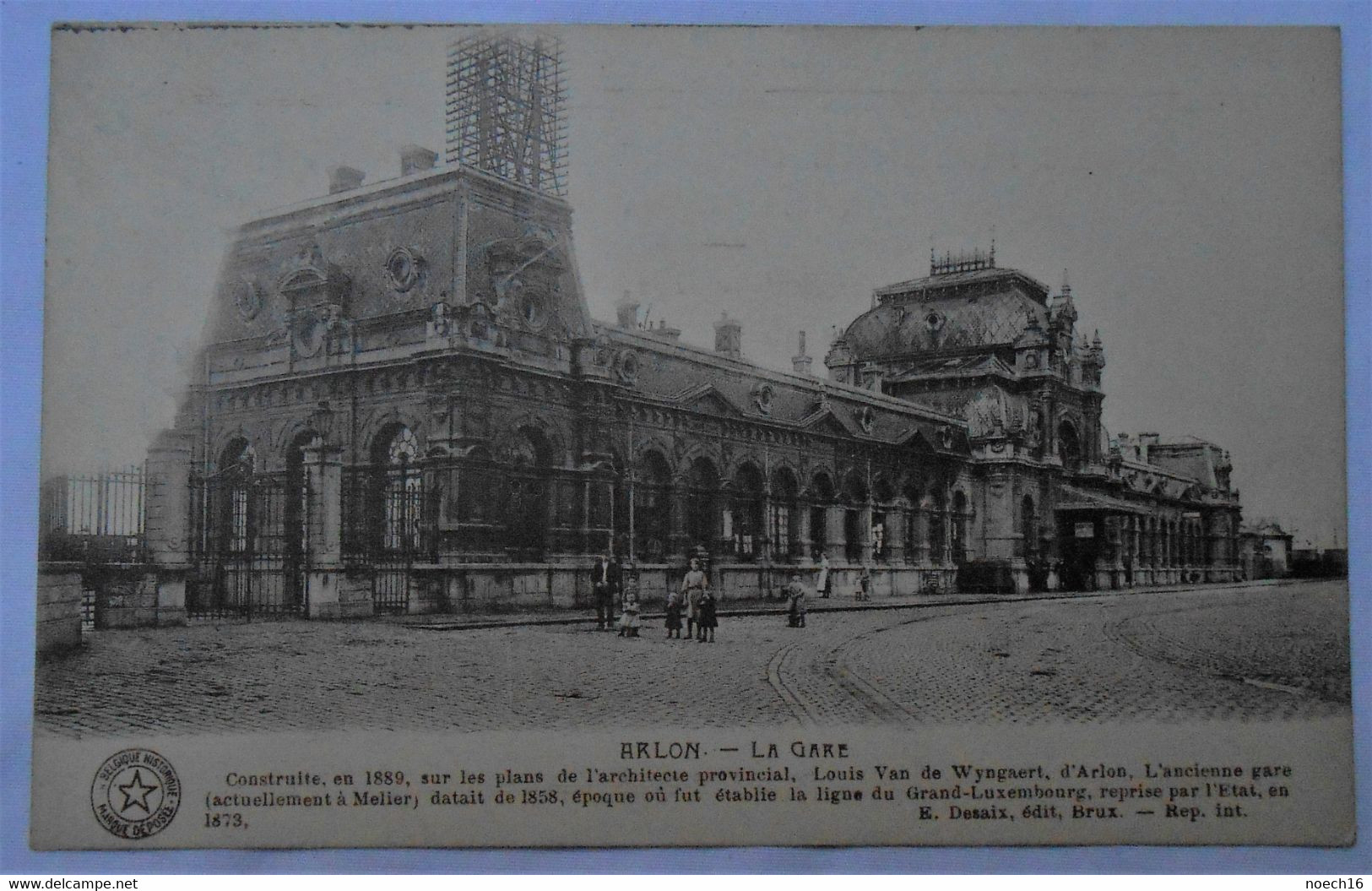 Carte D'honneur Année Scolaire 1921-1922/ La Louvière, Ecole Moyenne De L'Etat/ Gare D'Arlon - Non Classés