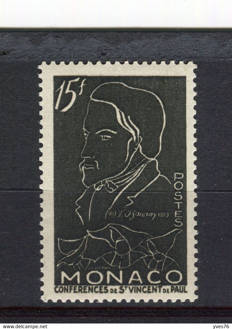 MONACO - Y&T N° 401* - MH - Antoine-Frédéric Ozanam - Unused Stamps