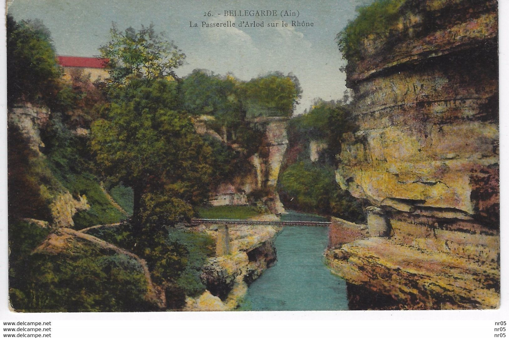 01 ( Ain ) - BELLEGARDE - La Passerelle D'Arlod Sur Le Rhone - Bellegarde-sur-Valserine