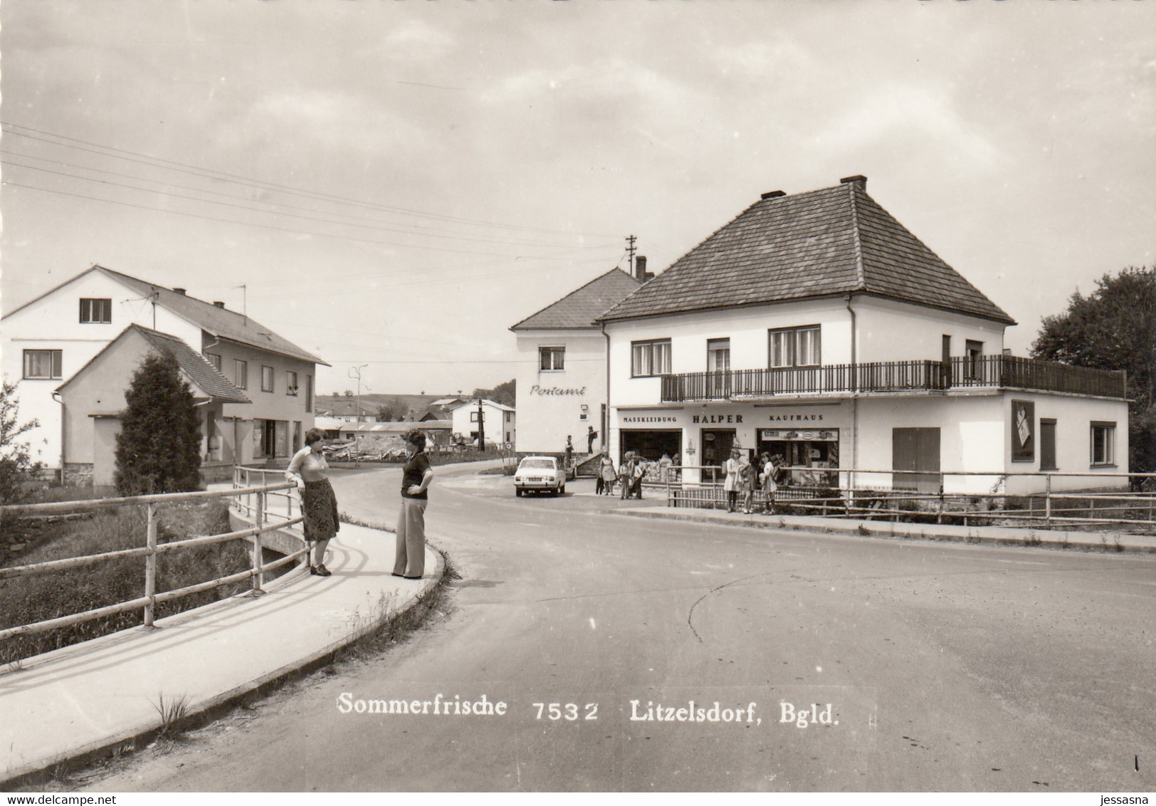 AK  - Burgenland - Litzelsdorf Ortsansicht Mit Altem Kaufhaus - Oberwart