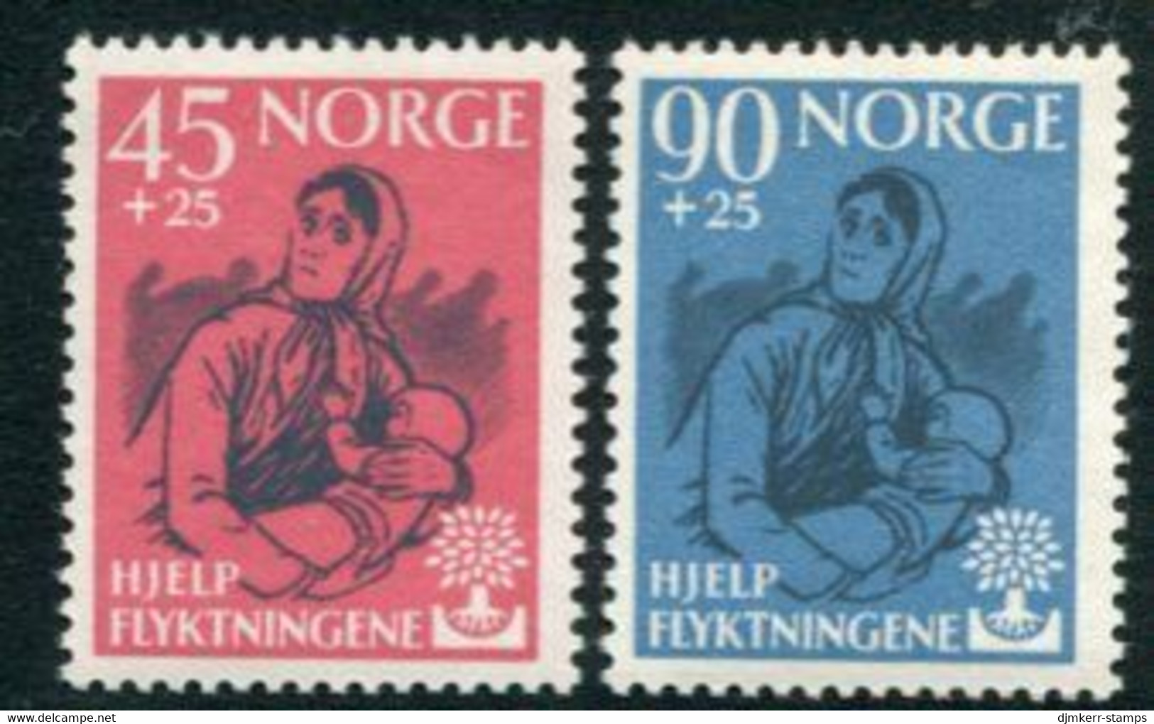 NORWAY 1960 World Refugee Year MNH / **.  Michel 442-43 - Nuevos