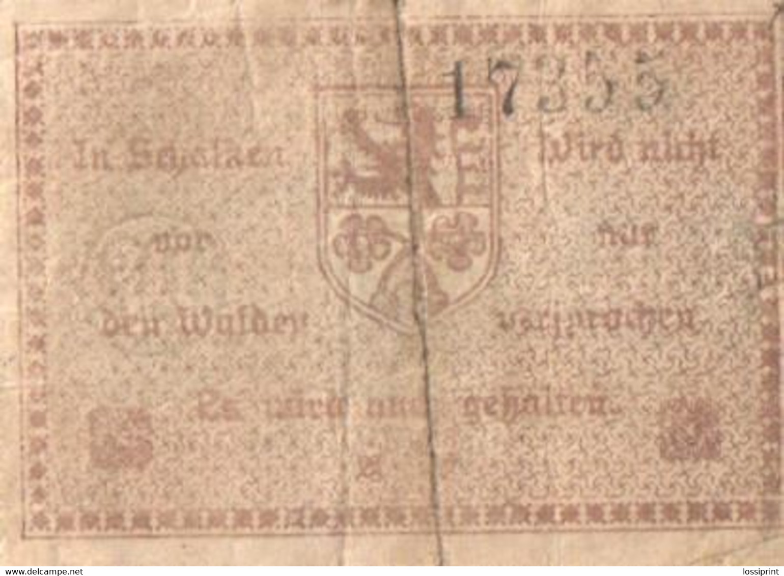 Germany Notgeld:Stadt Schalhau 10 Pfennig, 1918 - Collections