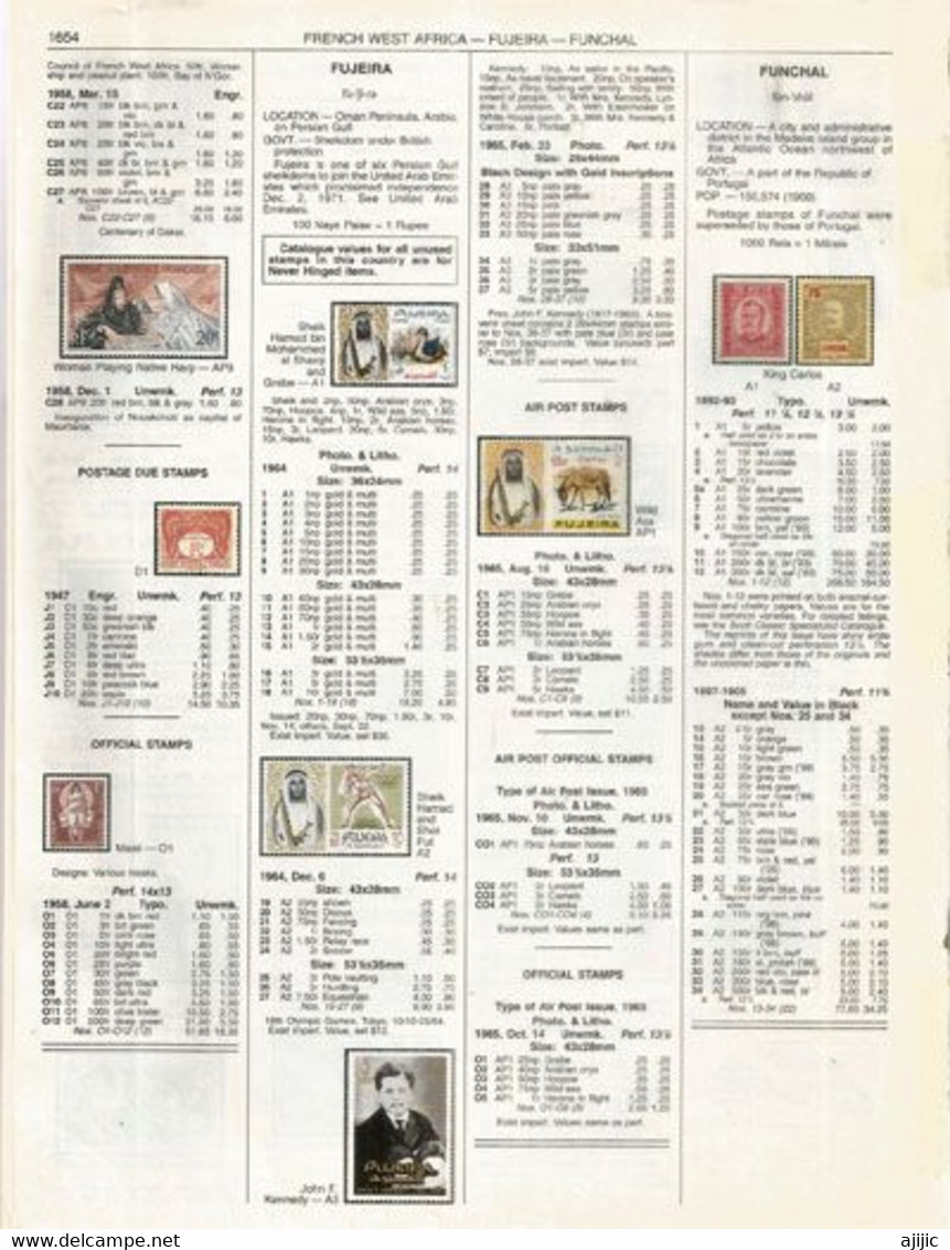 Catalogue Américain SCOTT FRANCE, Numérotation Et Valeurs En US$. FRANCE,REUNION,etc. 244 Pages - United States