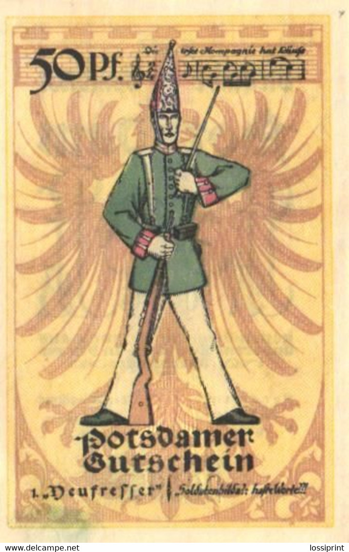 Germany Notgeld:Stadt Potsdam 50 Pfennig, 1921 - Sammlungen