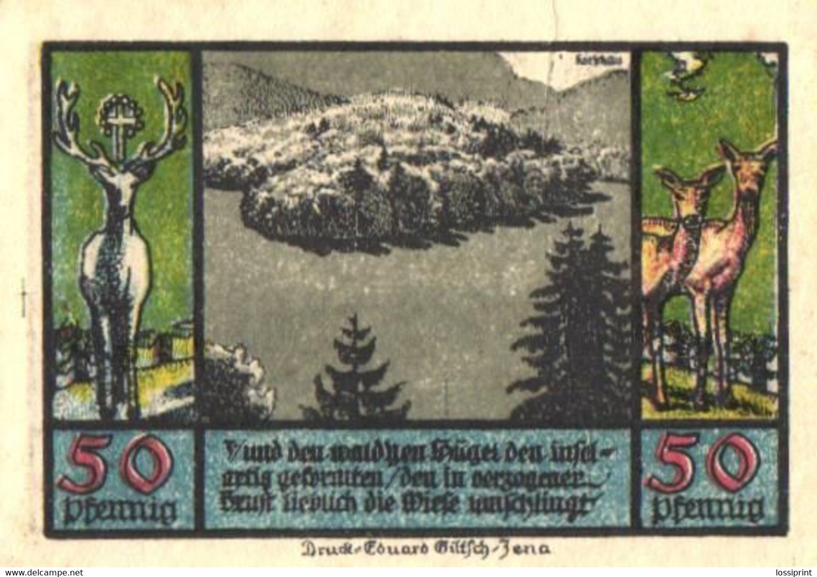 Germany Notgeld:Schwarzburg Im Thür. Wald.50 Pfennig, 1922 - Collections