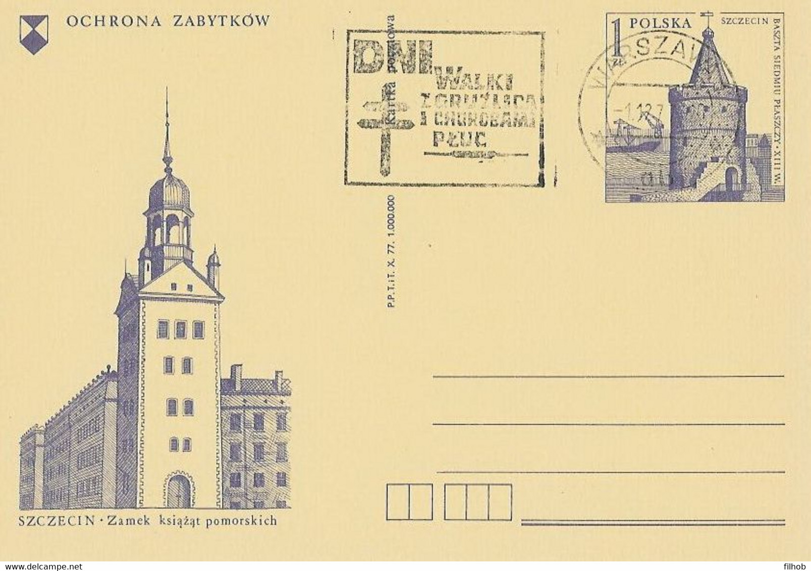 Poland Postmark D77.12.01 War: WARSZAWA Medicine Tuberculosis Days - Stamped Stationery
