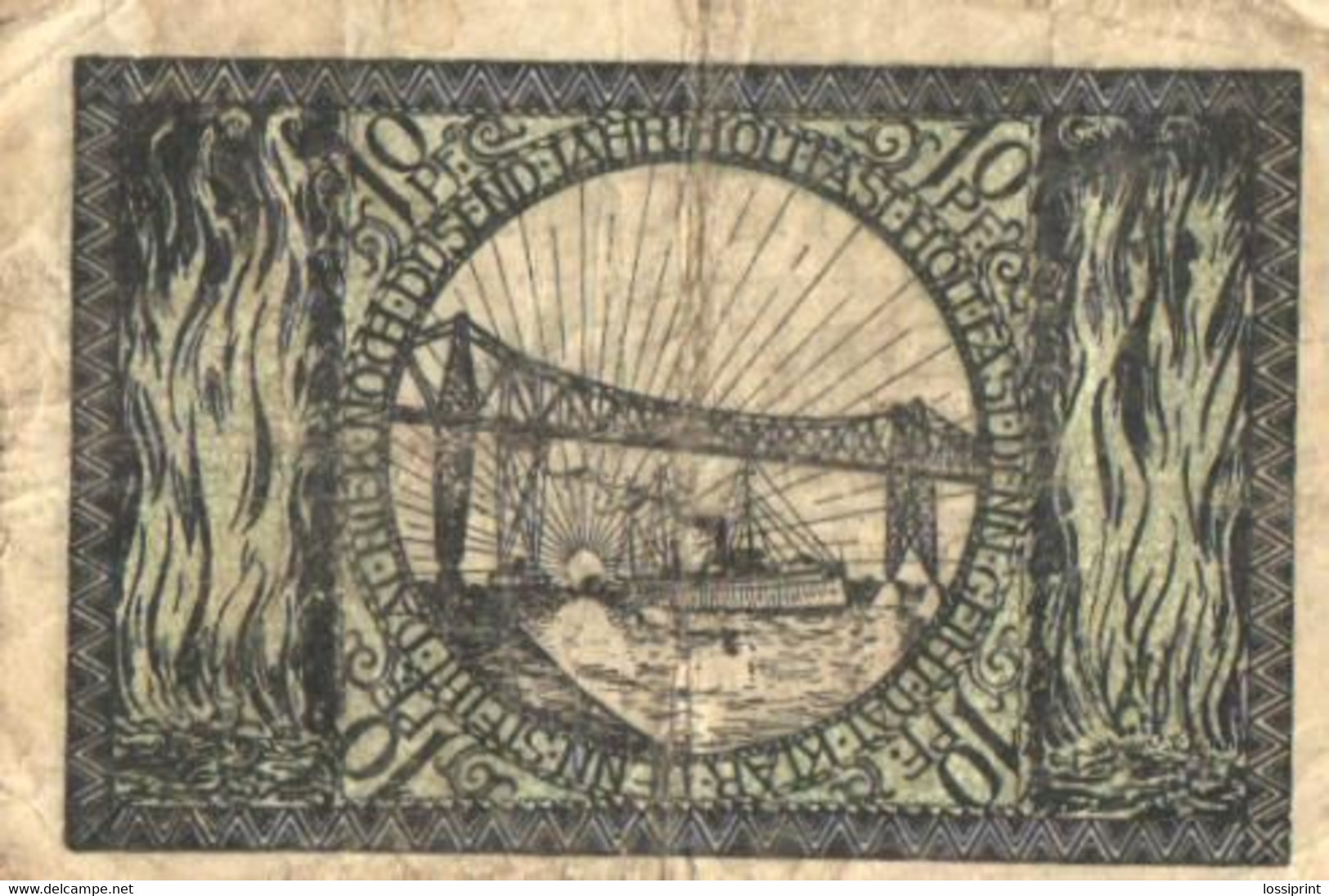 Germany Notgeld:Rendsburg 10 Pfennig, 1918 - Colecciones