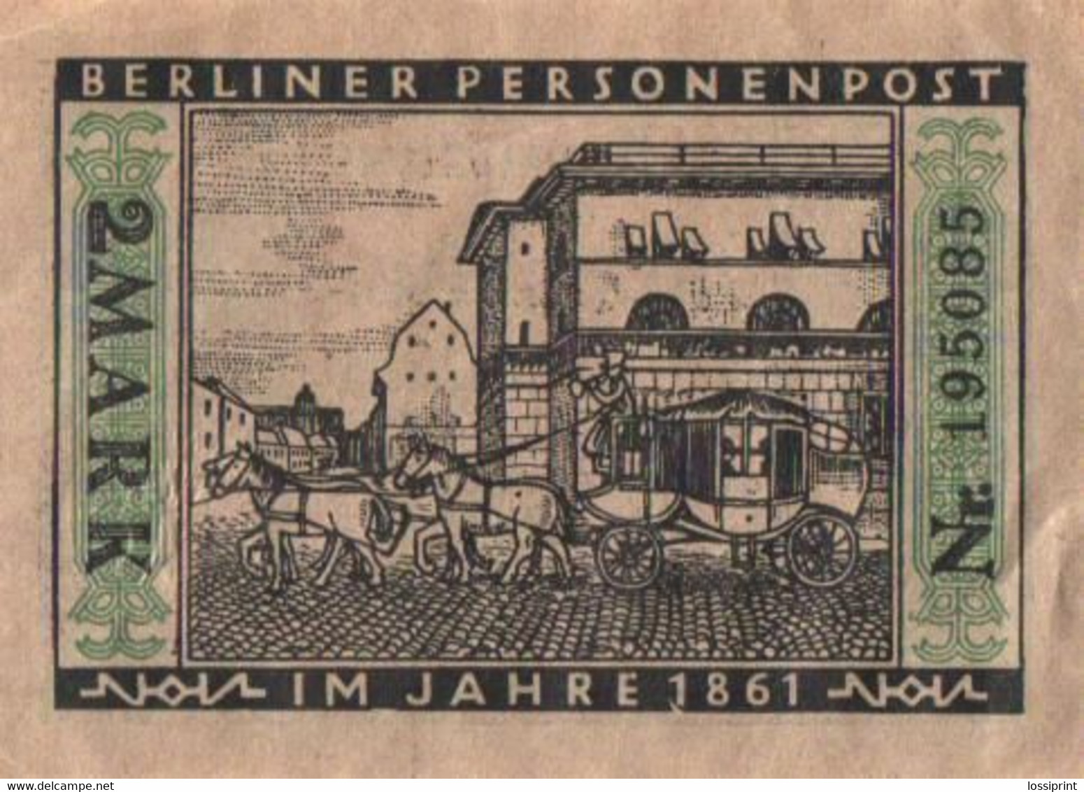 Germany Notgeld:Berlin 2 Mark, 1922 - Collections