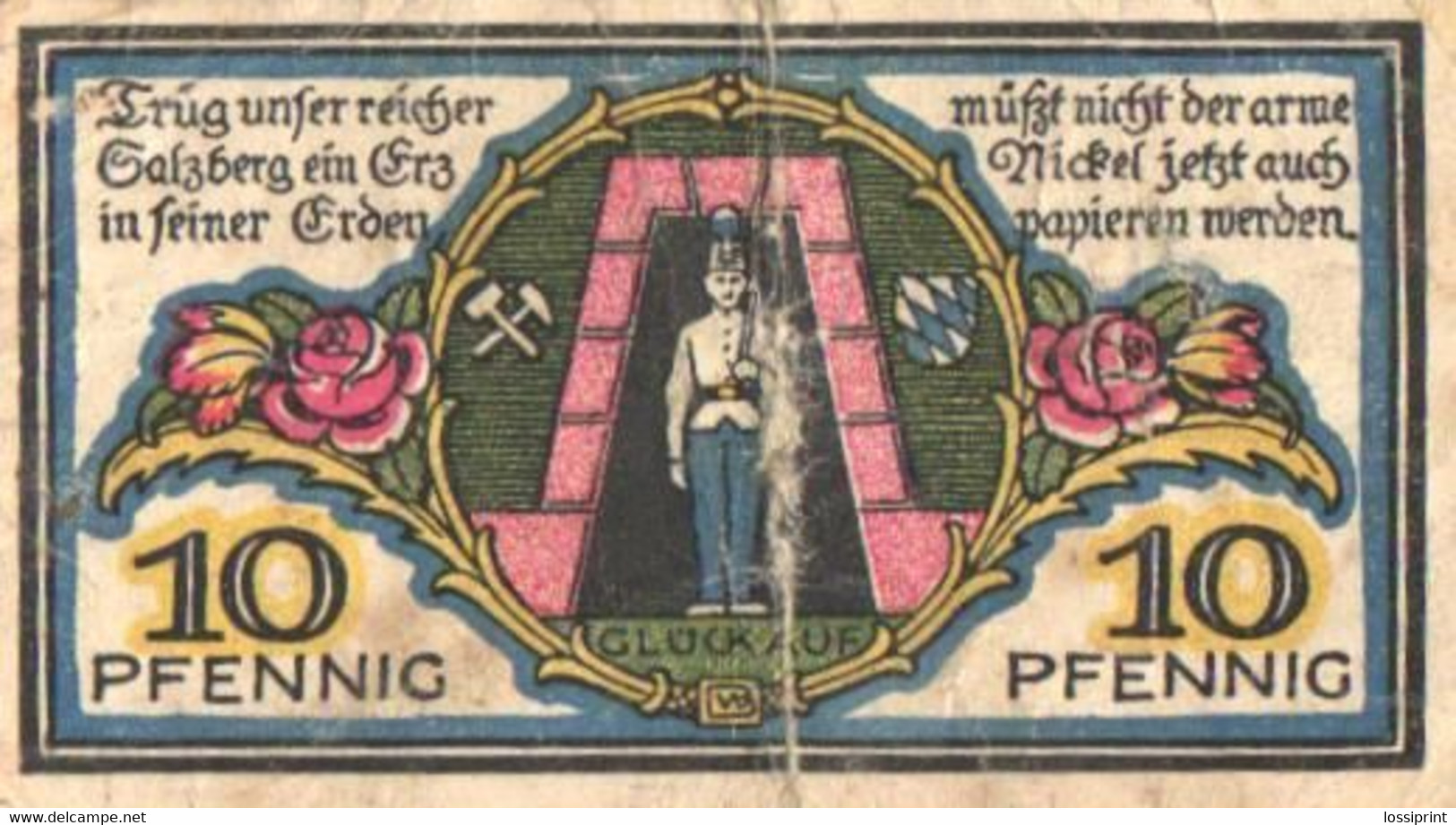 Germany Notgeld:Gutschein 10 Pfennig, 1920 - Colecciones