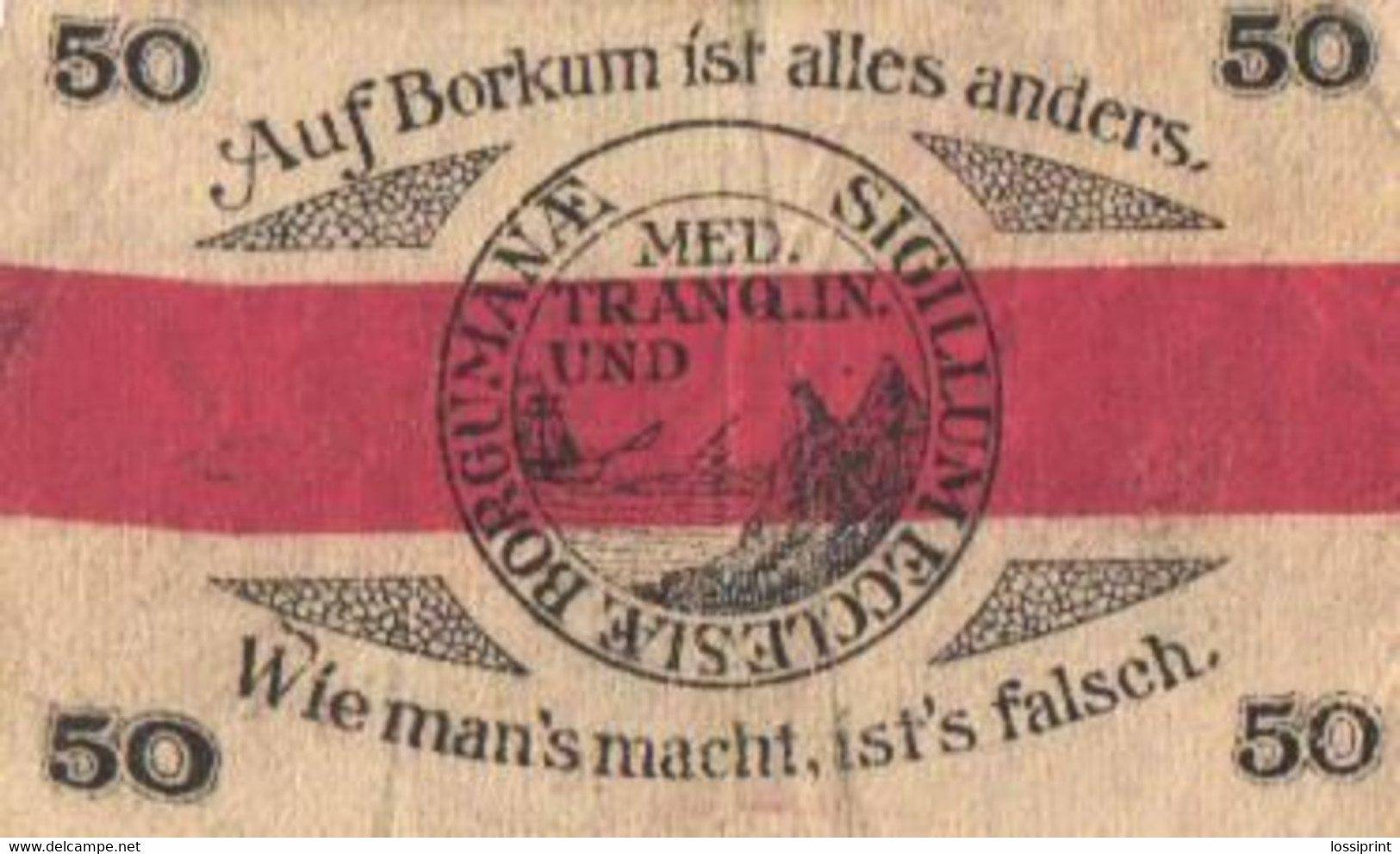 Germany Notgeld:Gutschein 50 Pfennig, 1920 - Verzamelingen