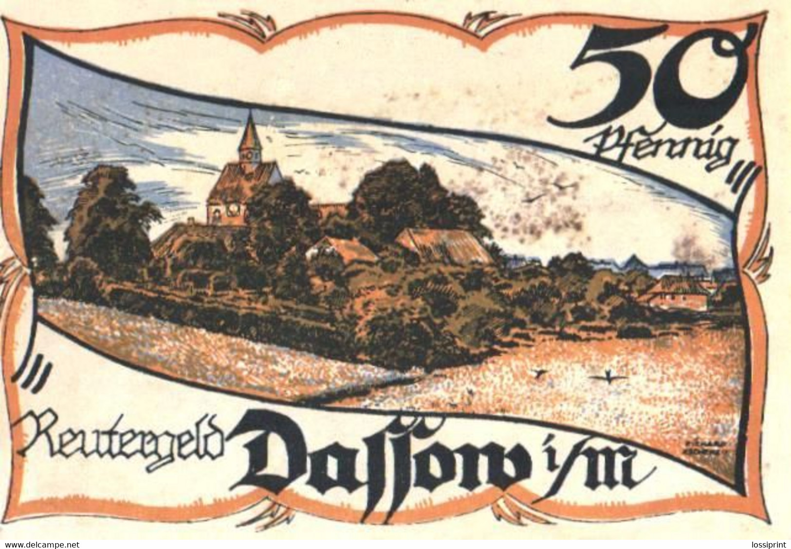 Germany Notgeld:Dassorv 50 Pfennig, 1922 - Sammlungen