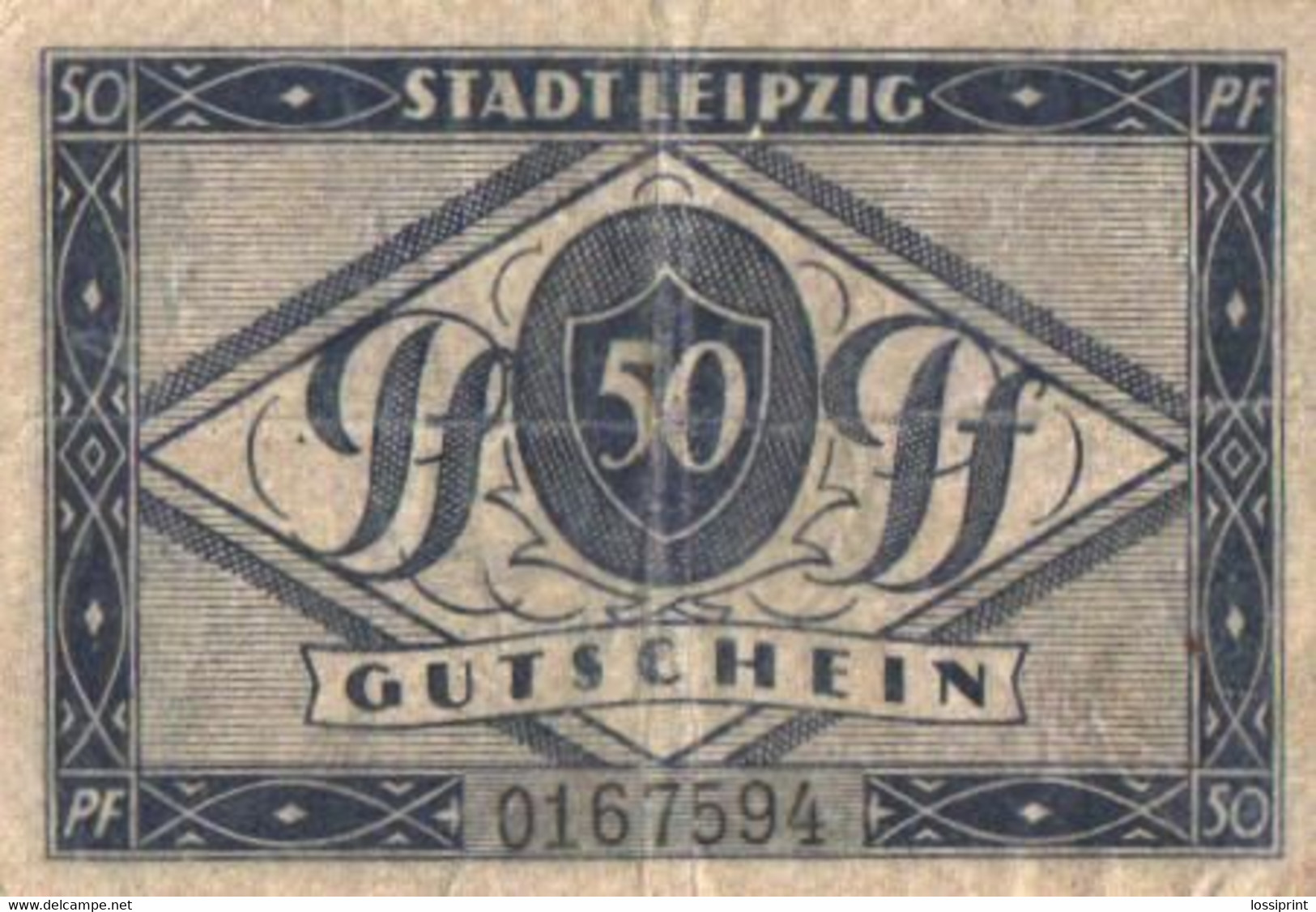 Germany Notgeld:Stadt Leipzig 50 Pfennig, 1920 - Verzamelingen