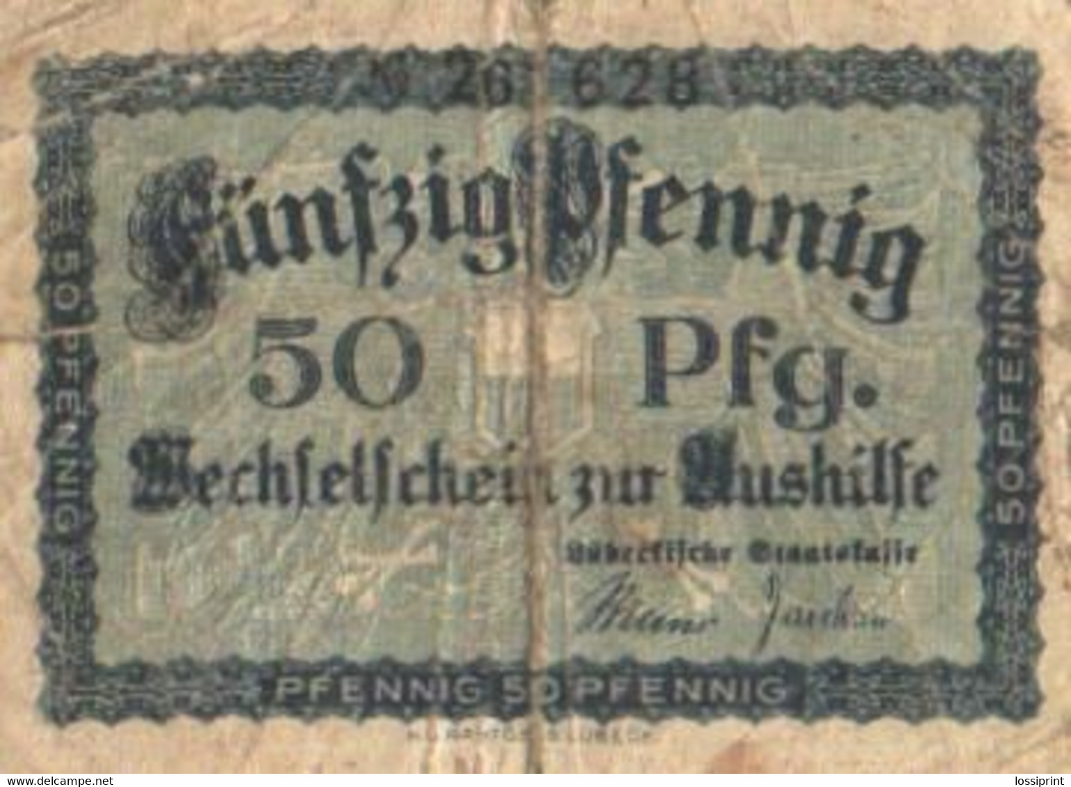 Germany Notgeld:Ausshilse 50 Pfennig, 1917 - Collections