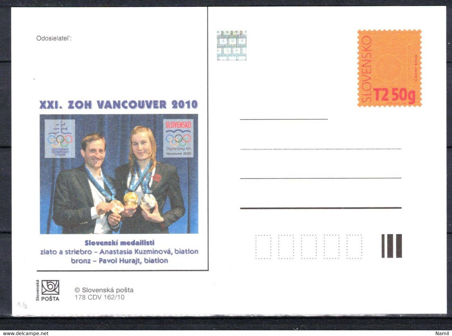 Slovaquie 2010 Entier (CDV 178) - Postkaarten