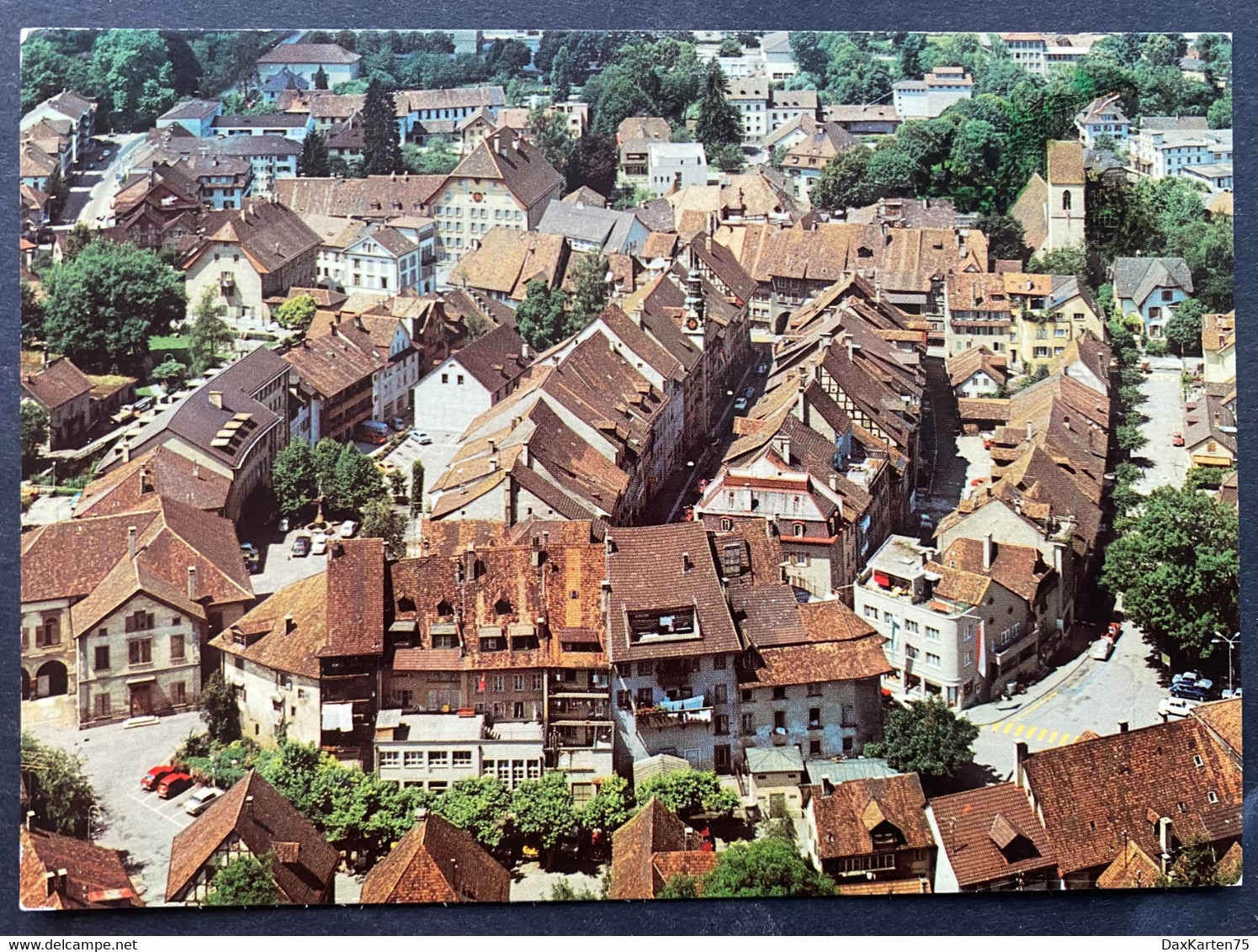 Lenzburg AG Altstadt/ Flugaufnahme - Lenzburg