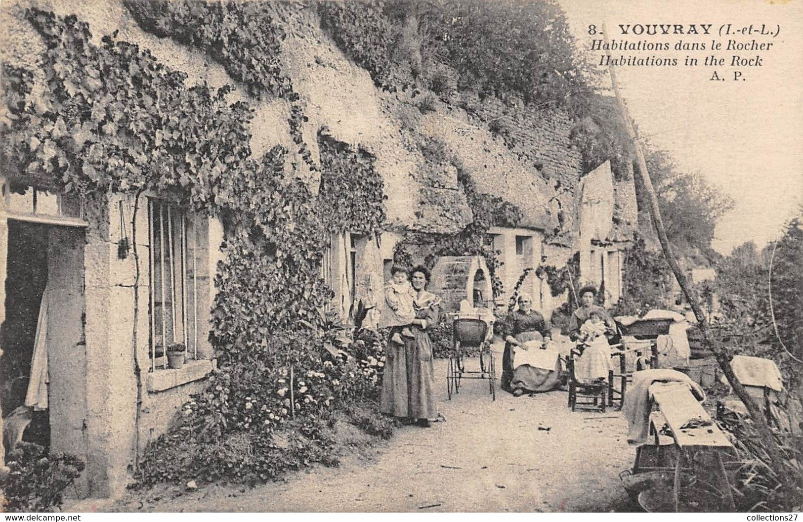 37-VOUVRAY- HABITATIONS DANS LE ROCHER - Vouvray