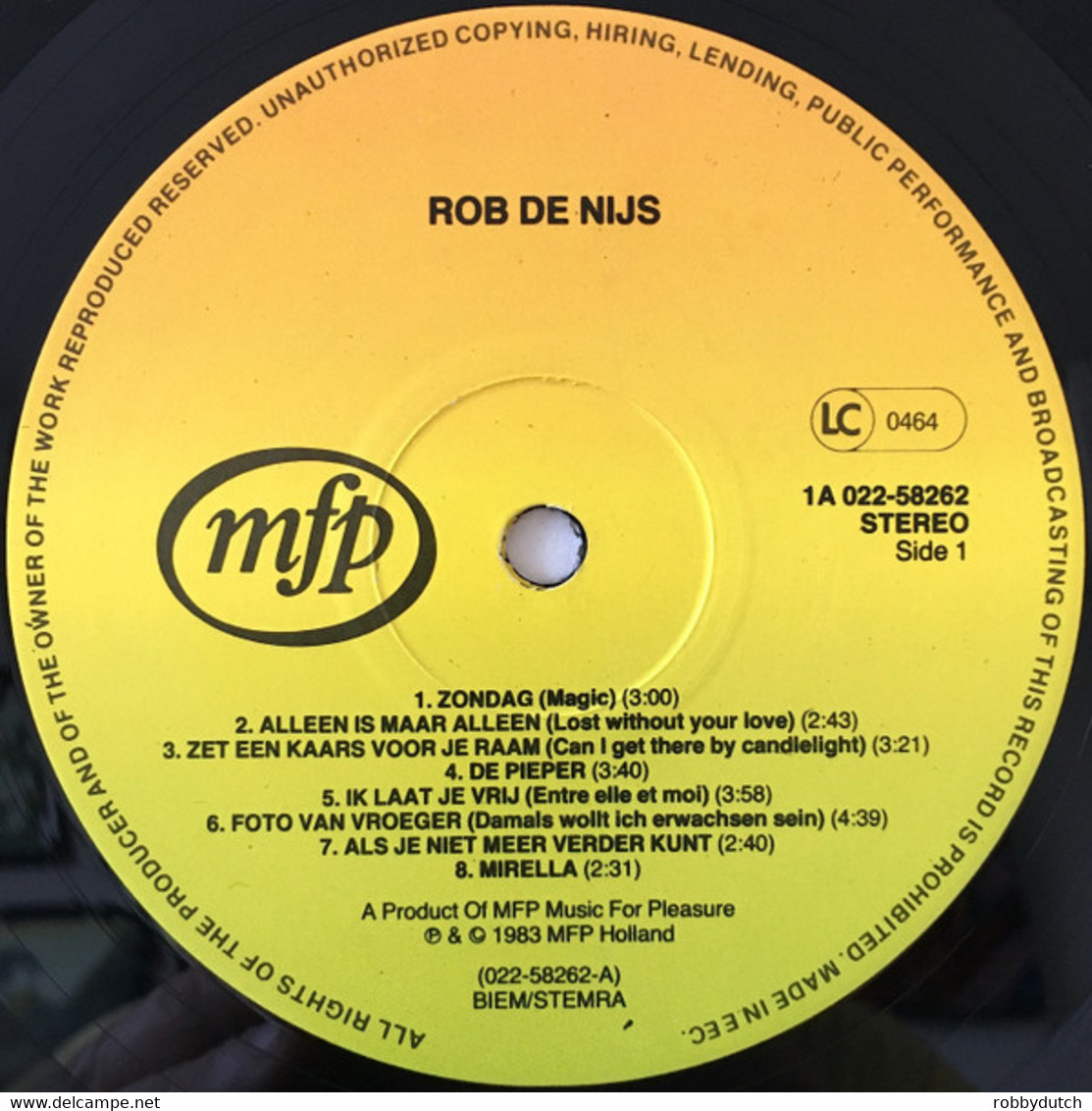 * LP *  ROB DE NIJS - SAME (Europe 1983 EX-!!!) - Sonstige - Niederländische Musik