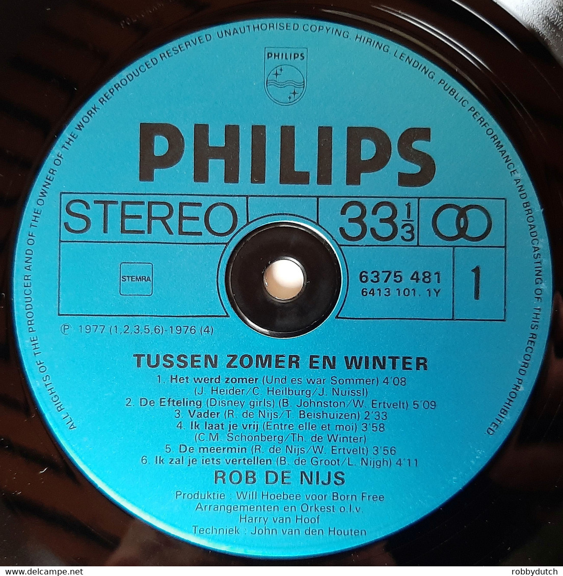 * LP *  ROB DE NIJS - TUSSEN ZOMER EN WINTER (MFM) - Other - Dutch Music
