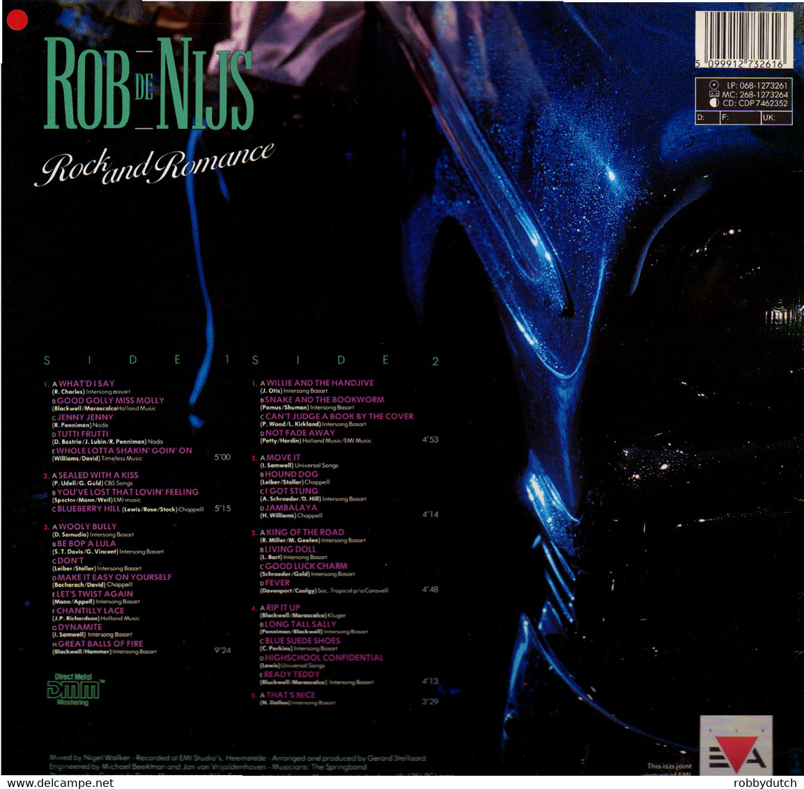 * LP *  ROB DE NIJS - ROCK AND ROMANCE - Autres - Musique Néerlandaise