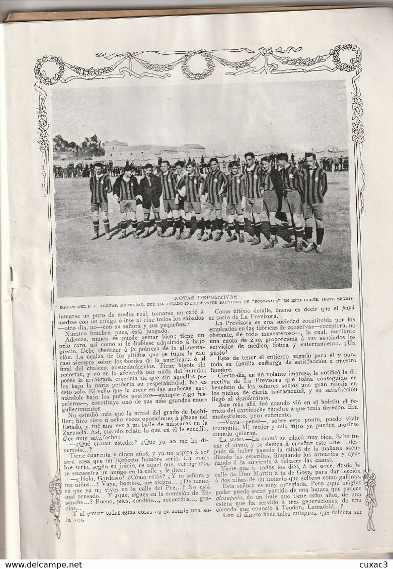 Tauro Signo De Abril , MADRID 11 Avril 1915 , équipe De Foot De BILBAO - Ohne Zuordnung