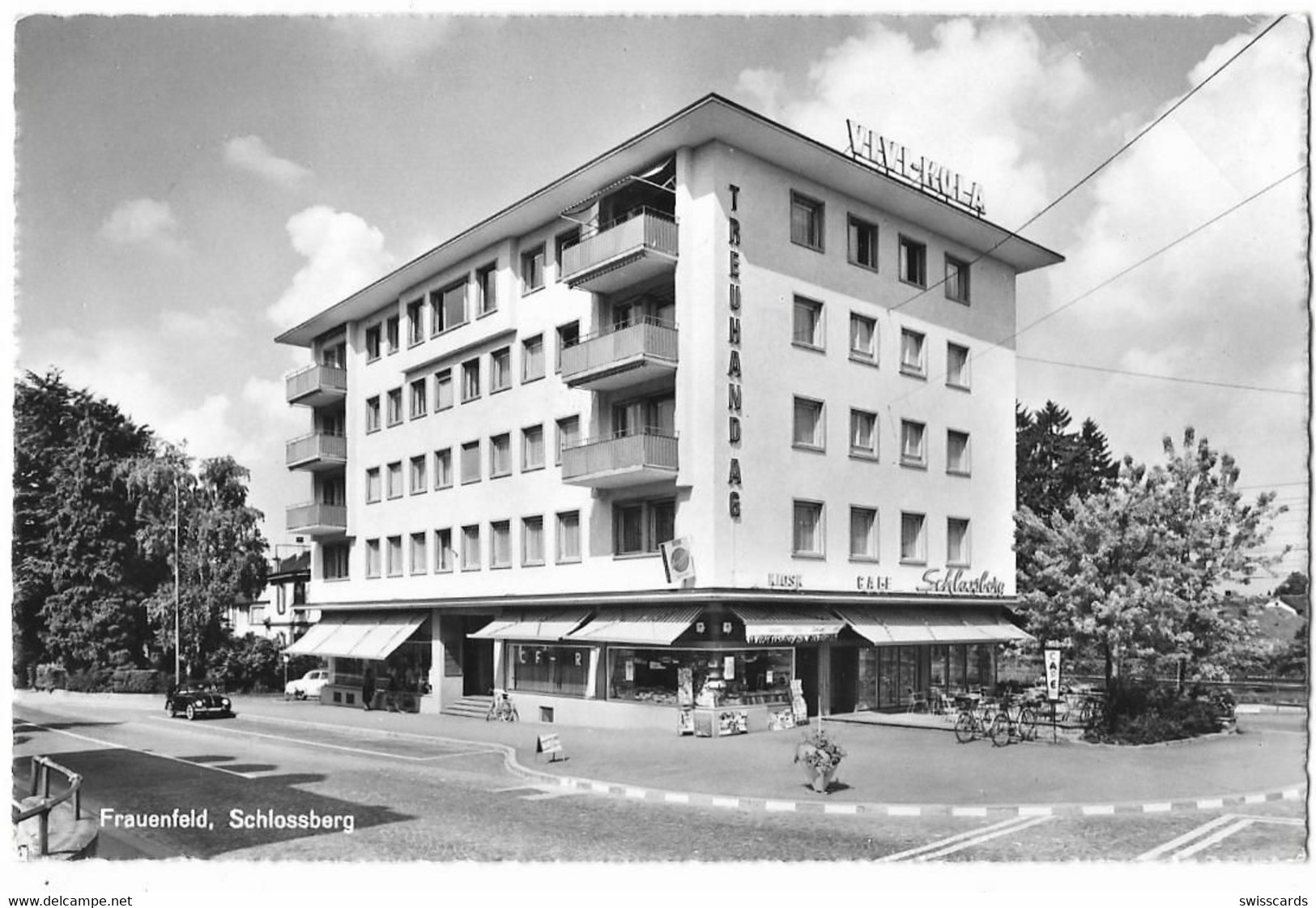 FRAUENFELD: Café Schlossberg, Oldtimer, Werbung Vivi-Kola 1963 - Frauenfeld