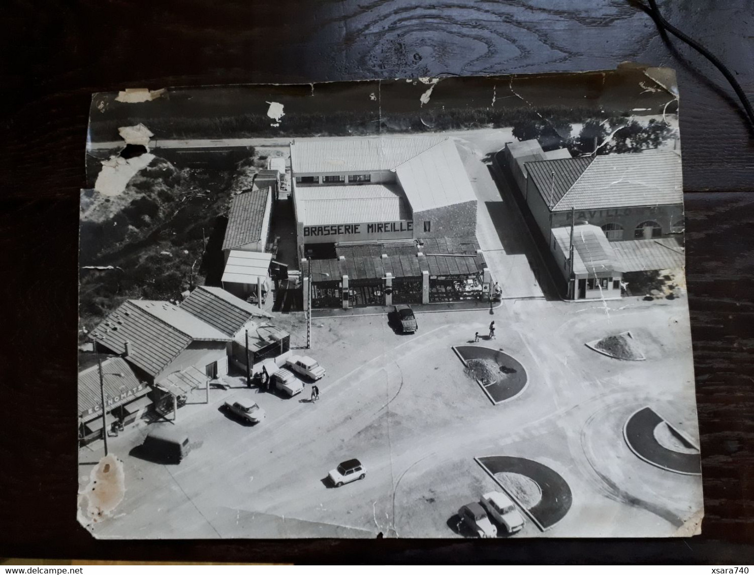 Fos Sur Mer Photo Aerienne Brasserie Mireille Photo Grand Format 40x30 - Lugares