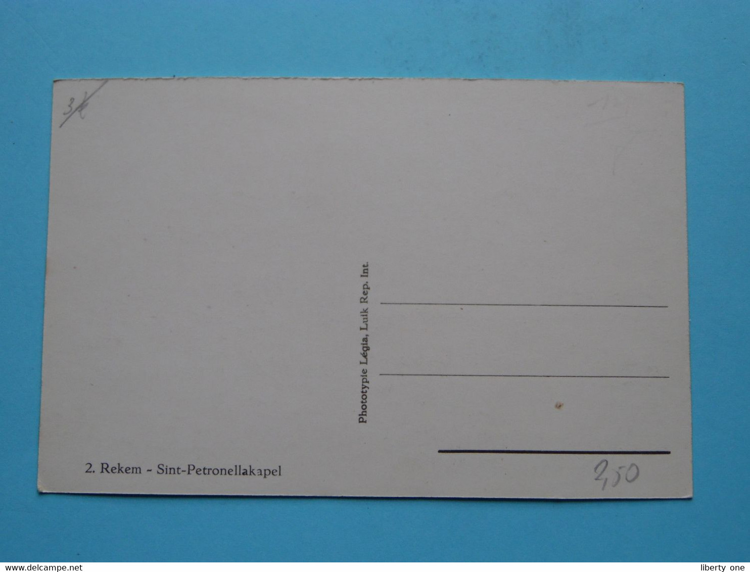 Sint-Petronellakapel > Rekem ( Uitg.2 - Légia ) Anno 19?? ( Zie / Voir Scan ) ! - Lanaken