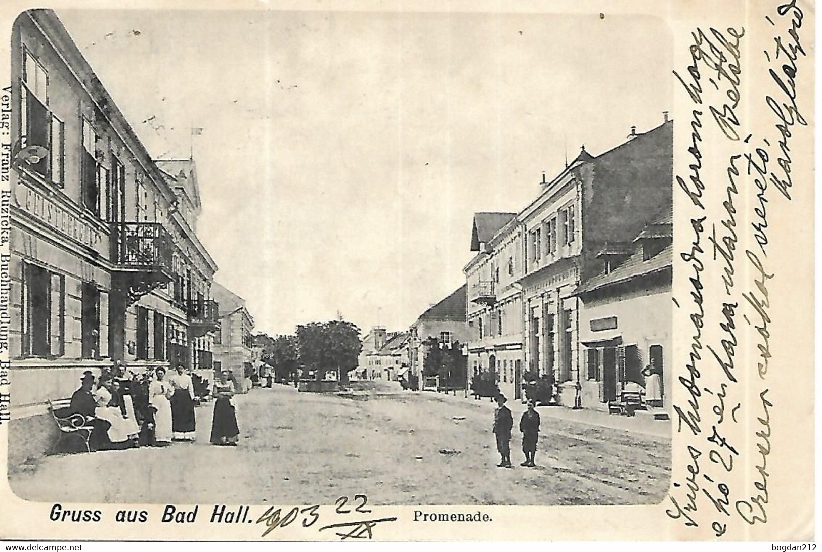 1903 - BAD HALL , Gute Zustand,  2 Scan - Bad Hall